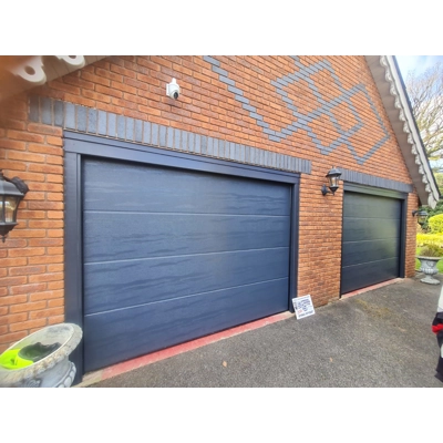 Ribbed Sectional Garage Door (3 Design Options)