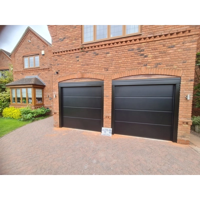 Ribbed Sectional Garage Door (3 Design Options)