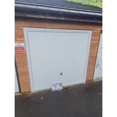 Hörmann Vertical Steel Canopy Garage Door – White