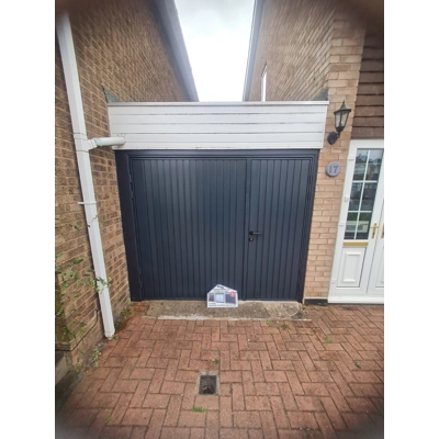 Novoferm Small Vertical Rib Side Hinged Garage Door