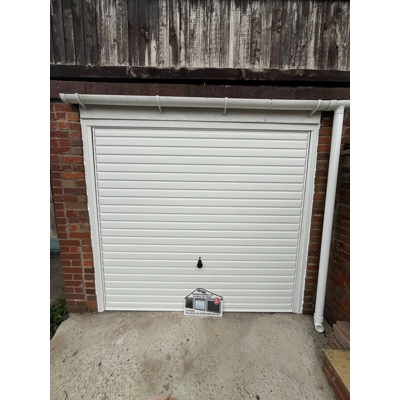 Hörmann Horizontal Steel Canopy Door – White