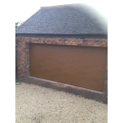 Fully fitted electric insulated roller garage door