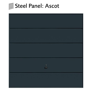 Garador Ascot modern ribb steel canopy door Garador Ascot modern ribb steel canopy door