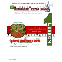 101 Advance Course Lesson 1 Booklet w/ One Time Enrollment FEE of $15