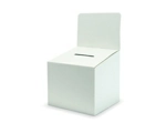Cardboard Small Ballot / Suggestion Box - with H..