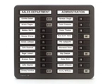 20 Name In Out Board 360mm high x 382mm wide