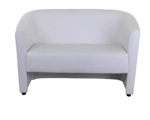 JoJo Leatherette Sofa • Hire Only