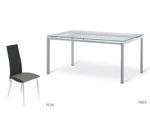 Glass 1.6m Meeting Tabl..