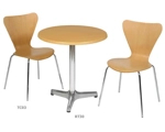 Reality Beech Cafe Chair • Hire Only