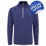 PING Ramsey Men's Crested Half Zip Ribbed Fleece