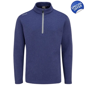PING Ramsey Men's Crested Half Zip Ribbed Fleece