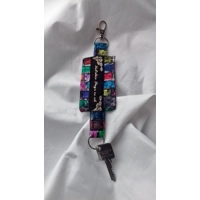 Brick Keyring, Eco friendly Fabric Keychain, Luggage Tag, Keyfob Letter Box Gift made in Yorkshire