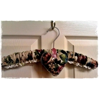 Sanderson Linen Gift Set, Coat hanger, Tissue Case, upcycled and handmade in Yorkshire