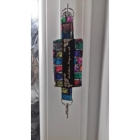 Brick Keyring, Eco friendly Fabric Keychain, Luggage Tag, Keyfob Letter Box Gift made in Yorkshire