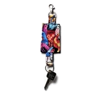 Cat Keyring, Cat Fabric Keyfob, Cat luggage tag Eco Friendly New Home Letterbox Gift