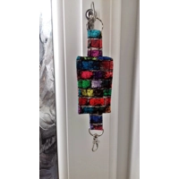Brick Keyring, Eco friendly Fabric Keychain, Luggage Tag, Keyfob Letter Box Gift made in Yorkshire
