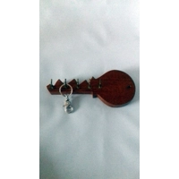 Cat keyring luggage tag, cotton fabric keyfob, cat keychain Bag Charm