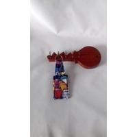 Cat keyring luggage tag, cotton fabric keyfob, cat keychain Bag Charm