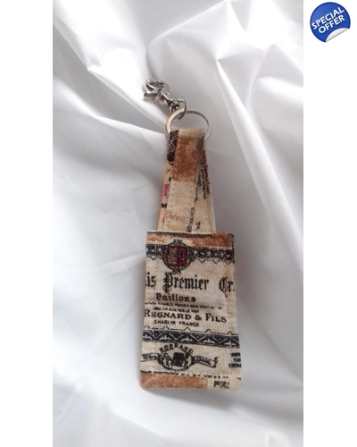 Linen fabric keyring, luggage tag, linen fabric keyfob, letterbox gift handmade in Yorkshire Linen fabric keyring, luggage tag, linen fabric keyfob, letterbox gift handmade in Yorkshire