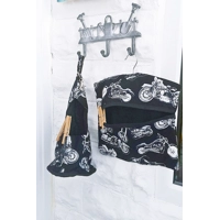 Motorbike Wigwam Peg Bag Motorcycle Conical Peg Bag Cotton Laundry Bag, New Home Gift made in Yorksh