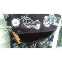 Motorbike Wigwam Peg Bag Motorcycle Conical Peg Bag Cotton Laundry Bag, New Home Gift made in Yorksh