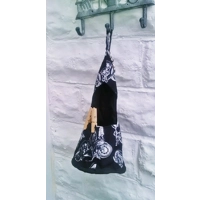 Motorcycle Wigwam Peg Bag Cotton Laundry Bag, Motorbike Gift handmade in Yorkshire