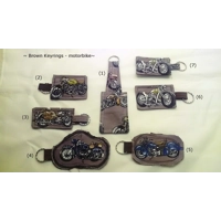 Luggage Tag Motorcycle keyring, Motorbike Keyfob, Motorcycle keychain, Eco Friendly Letter Box New H