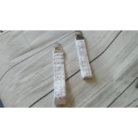 Cat Wrist Strap Keyfob Kittens Fabric Wristlet White Keyfob Hand Made in Yorkshire