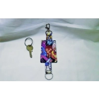 Cat Keyring, Cat Fabric Keyfob, Cat luggage tag Eco Friendly New Home Letterbox Gift