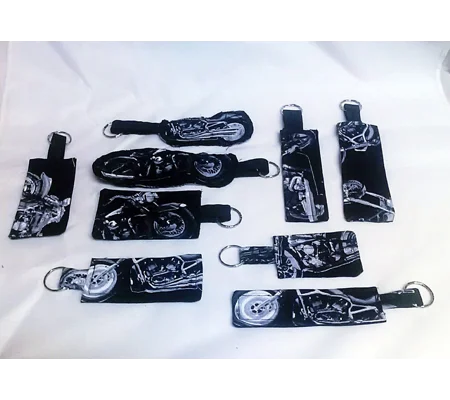 Luggage Tag Motorcycle keyring, Motorbike Keyfob, Motorcycle keychain, Eco Friendly Letter Box New H