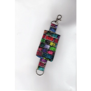 Brick Keyring, Eco friendly Fabric Keychain, Luggage Tag, Keyfob Letter Box Gift made in Yorkshire