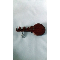 Sheep keyring, Farmyard animal keyfob, fabric keychain, letterbox gift made in Yorkshire