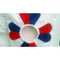 Dresden Peg Bag Handmade Lined Cotton Peg Bag includes wood Hanger, Eco Friendly Laundry Bag,Housewa