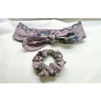 Motorcycle Scrunchie Motorbike Headband, reusable self tie headband