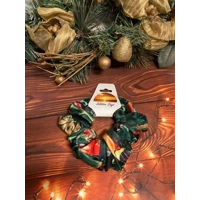 Parrot hair scrunchie, hair accessory, letter box gift handmade in Yorkshire