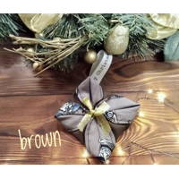 Motorcycle Christmas Folded Fabric Ornament Handmade Tree Decorations, made in Yorkshire