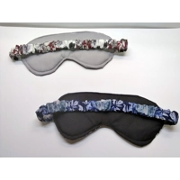 Gothic Skull Sleep Mask, Gift for Goth, Red Skull Sleep Mask, Handmade From Yorkshire