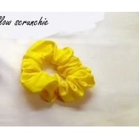 Bee cotton fabric sleep mask, padded beauty mask and bee scrunchie, letterbox gift hand