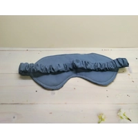 Batik self tie headband, blue batik scrunchie, batik sleep mask