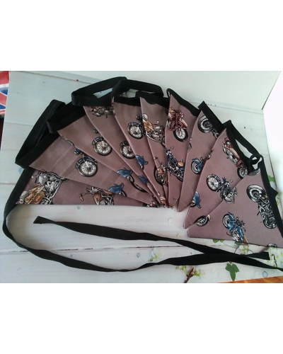 Brown Motorcycle Bunting double sided 10 flags, 2.6 metres, motorbike cotton bunting, Motorcycle Gif Brown Motorcycle Bunting double sided 10 flags, 2.6 metres, motorbike cotton bunting, Motorcycle Gif