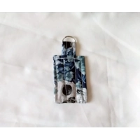 Skulls Keyring  Luggage Tag Red keyfob, Eco Friendly New Home Gift Made in Yorkshire