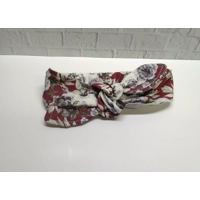 Gothic Skull Headband: Blue Halloween Cotton Hair Tie, Blue Scrunchie