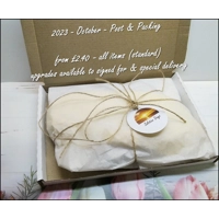 Rainbow headband and scrunchie cotton fabric, letter box gift handmade in Yorkshire