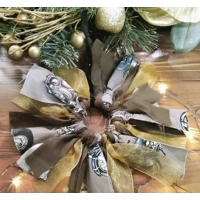 Motorbike mini rag wreath, eco friendly motorcycle home decor hanging decoration tree letter box gif