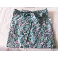 Cat themed linen apron, front pocket and tie waist fully lined half apron letter box gift handmade i