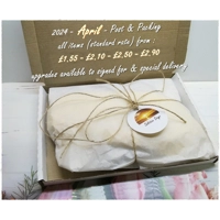 Cat themed linen apron, front pocket and tie waist fully lined half apron letter box gift handmade i