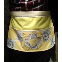 Green Utility Six pocket apron, gardening apron, teacher apron letter box gift