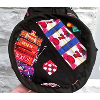 Casino Wigwam Peg Bag, Conical Peg Bag, Clothes Peg Bag, Laundry Bag, letter box gift handmade in Yo