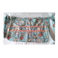 Green Utility Six pocket apron, gardening apron, teacher apron letter box gift