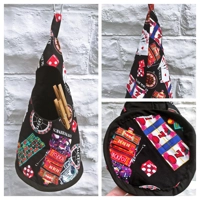 Casino Wigwam Peg Bag, Conical Peg Bag, Clothes Peg Bag, Laundry Bag, letter box gift handmade in Yo